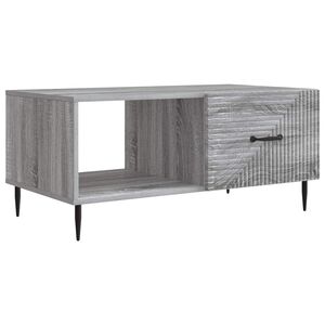 vidaXL Tavolino da salotto Grigio Sonoma 90 x 50 x 40 cm