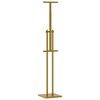 vidaXL Espositori per Fiere Oro 26,5 x 26,5 x 127 cm Acciaio