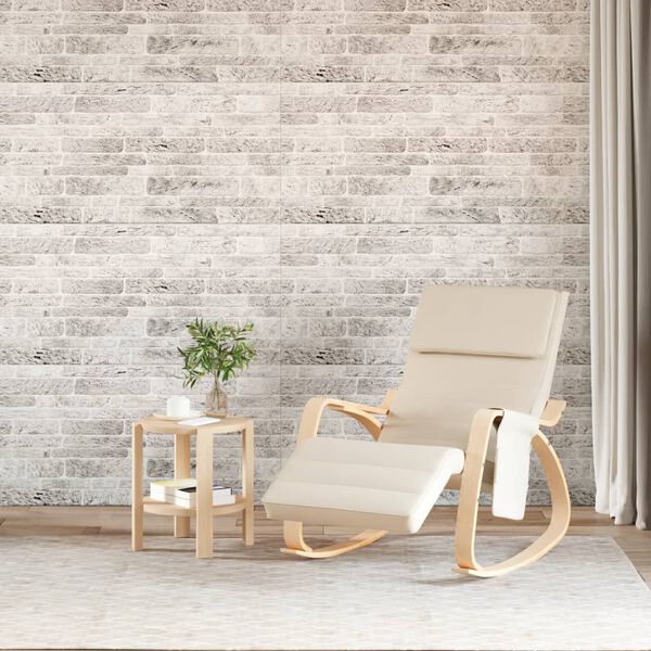 vidaXL Pannelli Murali 3D 10 pz Grigio Chiaro 100x50 cm EPS