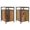 vidaXL Armadio da Notte 2 pz Legno vecchio 40 x 42 x 60cm