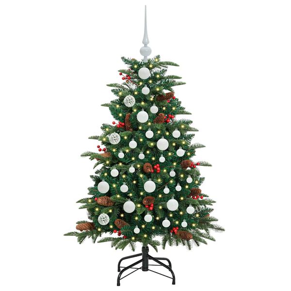 vidaXL Albero di Natale artificiale con 150 LED Verde 120 cm