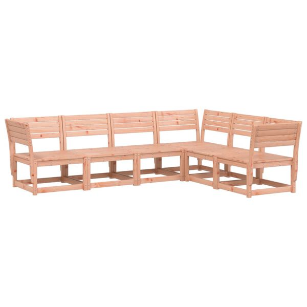 vidaXL Set Divani da Giardino 6 pz in Legno Massello di Douglas