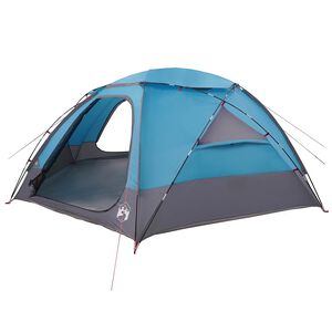 vidaXL Tenda a cupola con tetto rimovibile 12 persona Blu