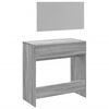 vidaXL Toeletta con Specchio Grigio Sonoma 80x39x80 cm