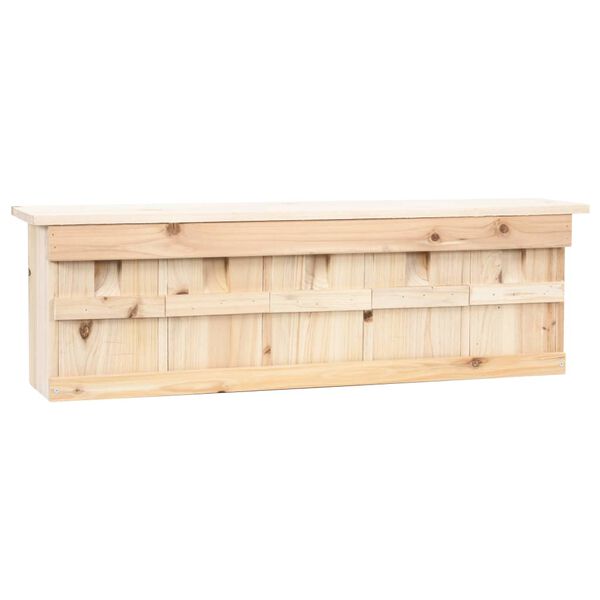 vidaXL Casetta per Passeri con 5 Camere 68x15x21 cm Legno di Abete