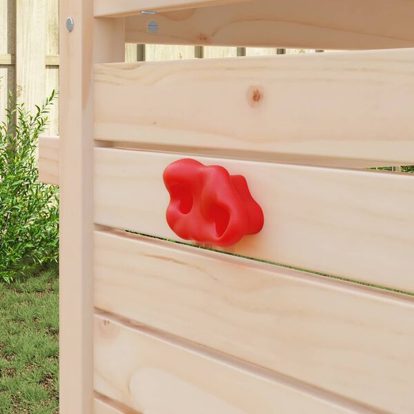 vidaXL Presina da arrampicata 12 pcs Rosso 100 x 67 x 43 mm PP