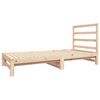 vidaXL Dormeuse Estraibile 2x(90x190) cm Legno Massello di Pino