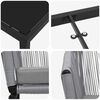 vidaXL Set da Pranzo per Giardino 7 pcs Antracite