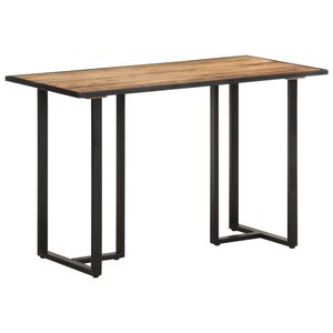 vidaXL Tavolo da Pranzo 120 cm in Legno Massello di Mango Grezzo