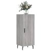 vidaXL Credenza Grigio Sonoma 34,5x34x90 cm in Legno Multistrato