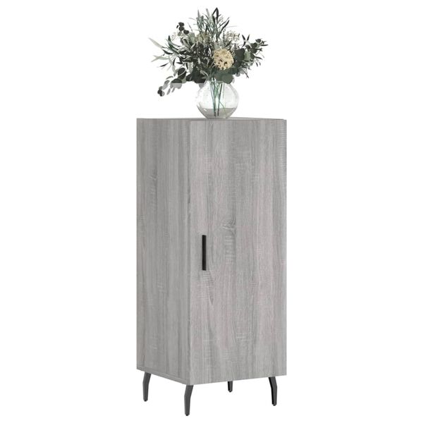 vidaXL Credenza Grigio Sonoma 34,5x34x90 cm in Legno Multistrato