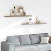 vidaXL Scaffali a Parete 2 pz Rovere 120x23,5x3,8 cm in MDF