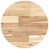 vidaXL Piano Tavolo Rotondo &Oslash;40x4 cm in Legno Massello di Acacia