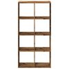 vidaXL Libreria Divisorio Legno Antico 69,5x29x137,5 cm in Truciolato