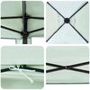 vidaXL Tenda Gazebo Verde 290 x 290 x 251 cm Tessuto