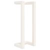 vidaXL Portasciugamani Bianco 23x18x60 cm in Legno Massello di Pino