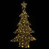vidaXL Albero di Natale con 120 LED Bianco caldo 120 cm Rattan