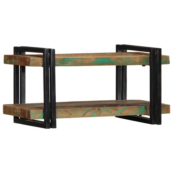 vidaXL Mensola da Parete Multicolore in Legno Massello di Recupero