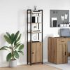 vidaXL Armadio per Libri Rovere artigianale 40 x 24 x 161 cm