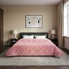vidaXL Duvet Estivo Rosa 200 x 240 cm Microfibra e Fleece Teddy