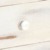 vidaXL Cassettiera Bianco 58x30x75 cm in Legno Massello di Acacia