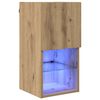 vidaXL Mobile TV da Parete 30,5 x 30 x 60 cm Rovere artigianale