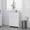 vidaXL Armadio da Bagno Bianco 60x33x80 cm in Legno tecnico