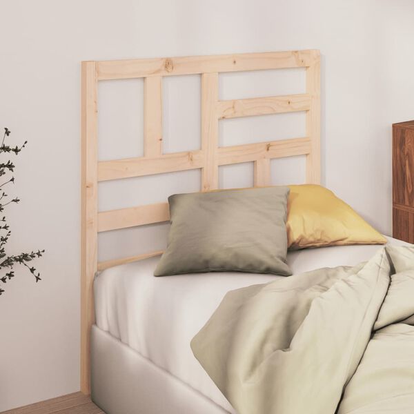 vidaXL Testiera per Letto 81x4x104 cm in Legno Massello di Pino