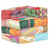 vidaXL Pouf Modulare in Tessuto Patchwork