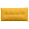 vidaXL Cuscino per Schiena Giallo Chiaro 100 x 50 cm Tessuto in Cords