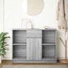 vidaXL Credenza con Cassetto Grigio Sonoma 101x35x76 cm in Truciolato