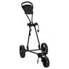 vidaXL Carrello da golf Nero 95 x 60 x 130 cm Ferro