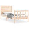 vidaXL Giroletto senza Materasso 90x200 cm in Legno Massello di Pino