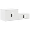 vidaXL Armadio 2 pcs Bianco 103 x 41 x 40 cm Legno multistrato