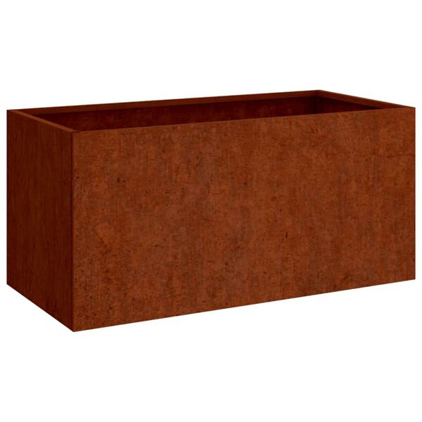 vidaXL Fioriera 62x40x39 cm Acciaio Corten
