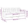vidaXL Divano a 3 Posti Tortora 180 cm in Tessuto