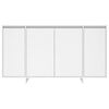 vidaXL Credenza Bianca 135x41x75 cm in Truciolato