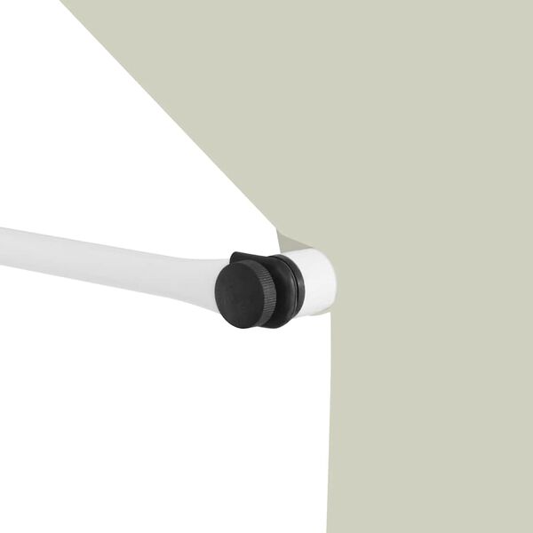 vidaXL Tenda da Sole Retrattile Manuale 100 cm Crema