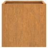 vidaXL Fioriere 2 pz 49x47x46 cm Acciaio Corten