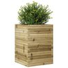 vidaXL Fioriera da Giardino 50x50x68,5 cm in Legno di Pino Impregnato