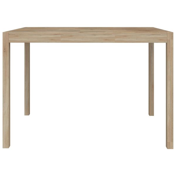 vidaXL Tavolo da Pranzo 110x70x75 cm in Legno Massello di Acacia