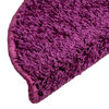 vidaXL Tappetini per scale 20 pz 56x17x3 cm Viola Semicircolari