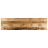 vidaXL Piano Tavolo Bordi Vivi 180x40x2,5 cm Legno di Mango Grezzo