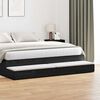 vidaXL Cassetti per letto Rovere Nero 180 x 36,5 x 16,5 cm