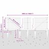 vidaXL Palo della recinzione Grigio 50 x 0,4 m (rete 36 mm)