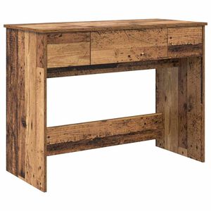 vidaXL Tavolo per Cosmetici Legno vecchio 100 x 45 x 76 cm