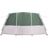 vidaXL Tenda Familiare con tetto Verde e Bianco 760 x 645 x 230 cm