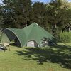 vidaXL Tenda Teepee con tetto Verde e Grigio 600 x 600 x 347 cm