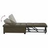 vidaXL Divano letto Verde militare 194 x 67 x 82 cm Tessuto Huahua