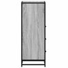 vidaXL Armadietto Bagno Grigio Sonoma 35x37,5x100 cm Legno Multistrato